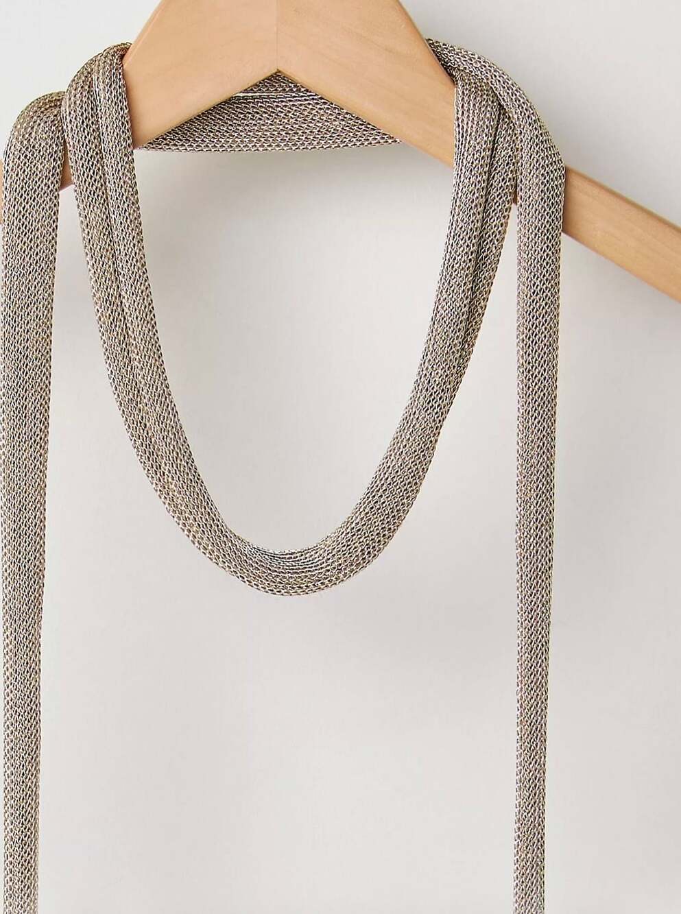 Free People drippy sequin scarf “Bronze”